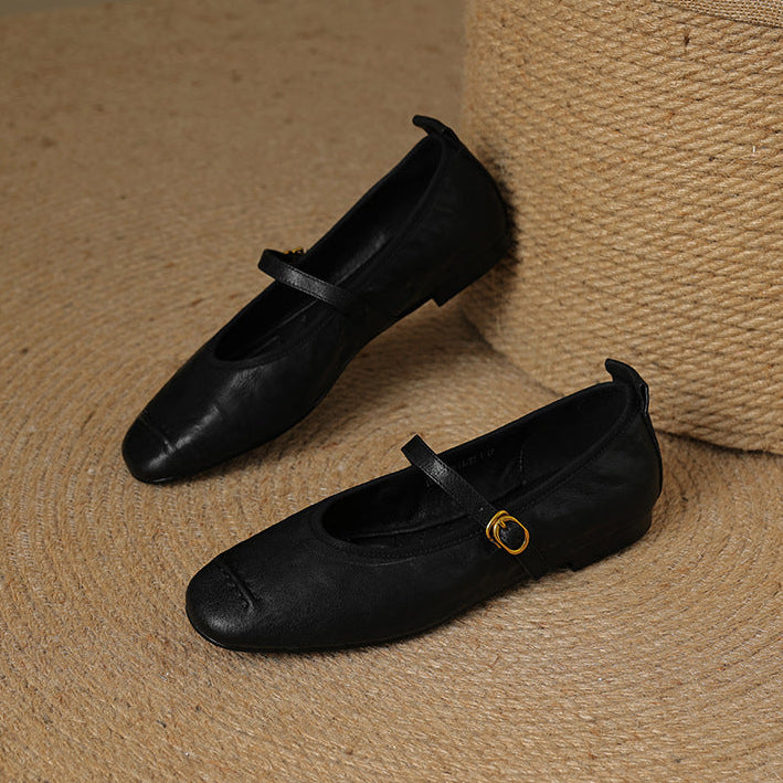 Wani leather flats for women