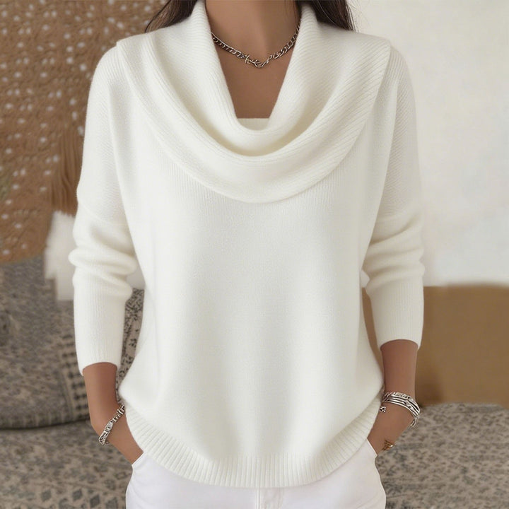 Julia cowl neck sweater for women