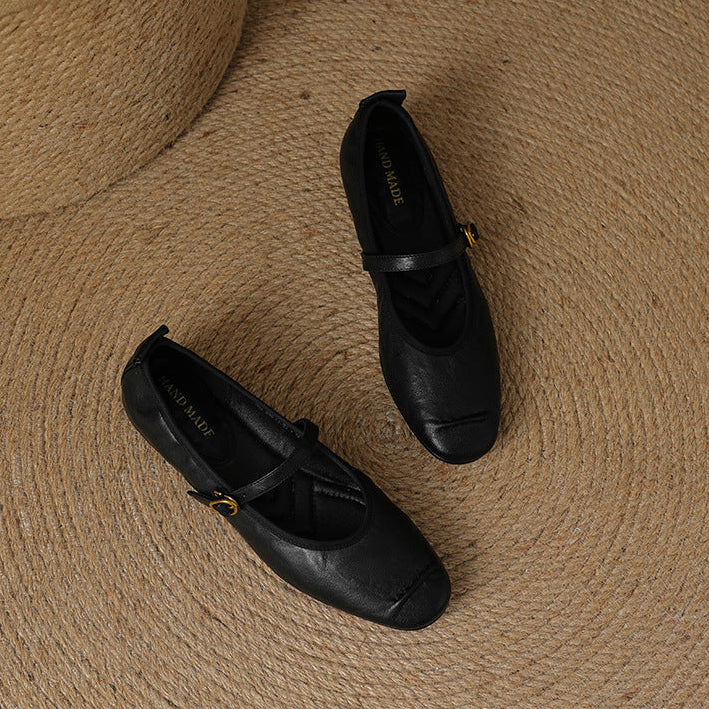 Wani leather flats for women