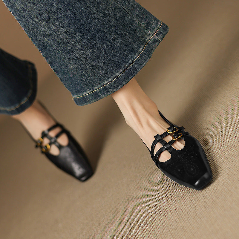 Ceyla mary jane flats for women