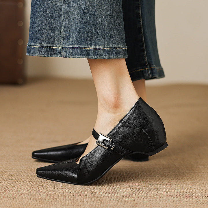 Tamsin mary jane flats for women