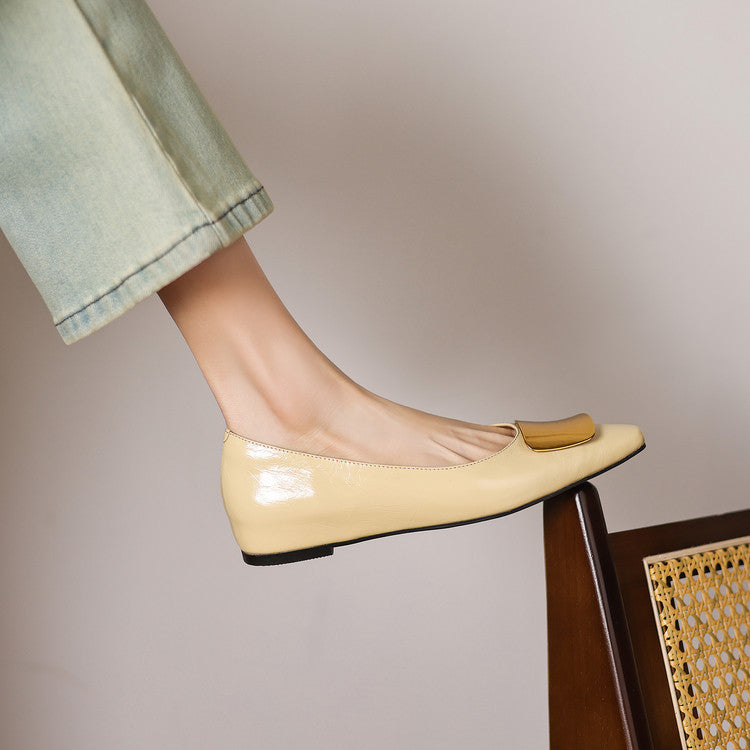 Lorea genuine leather flats for women