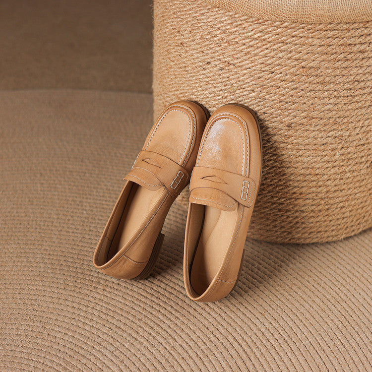 Galea genuine leather loafers for women