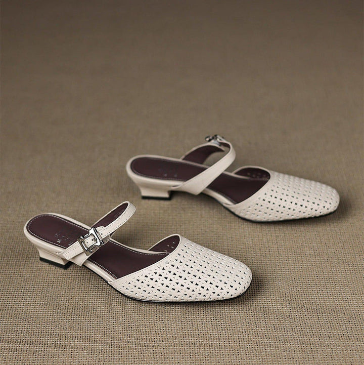 Nilda genuine leather mules for women