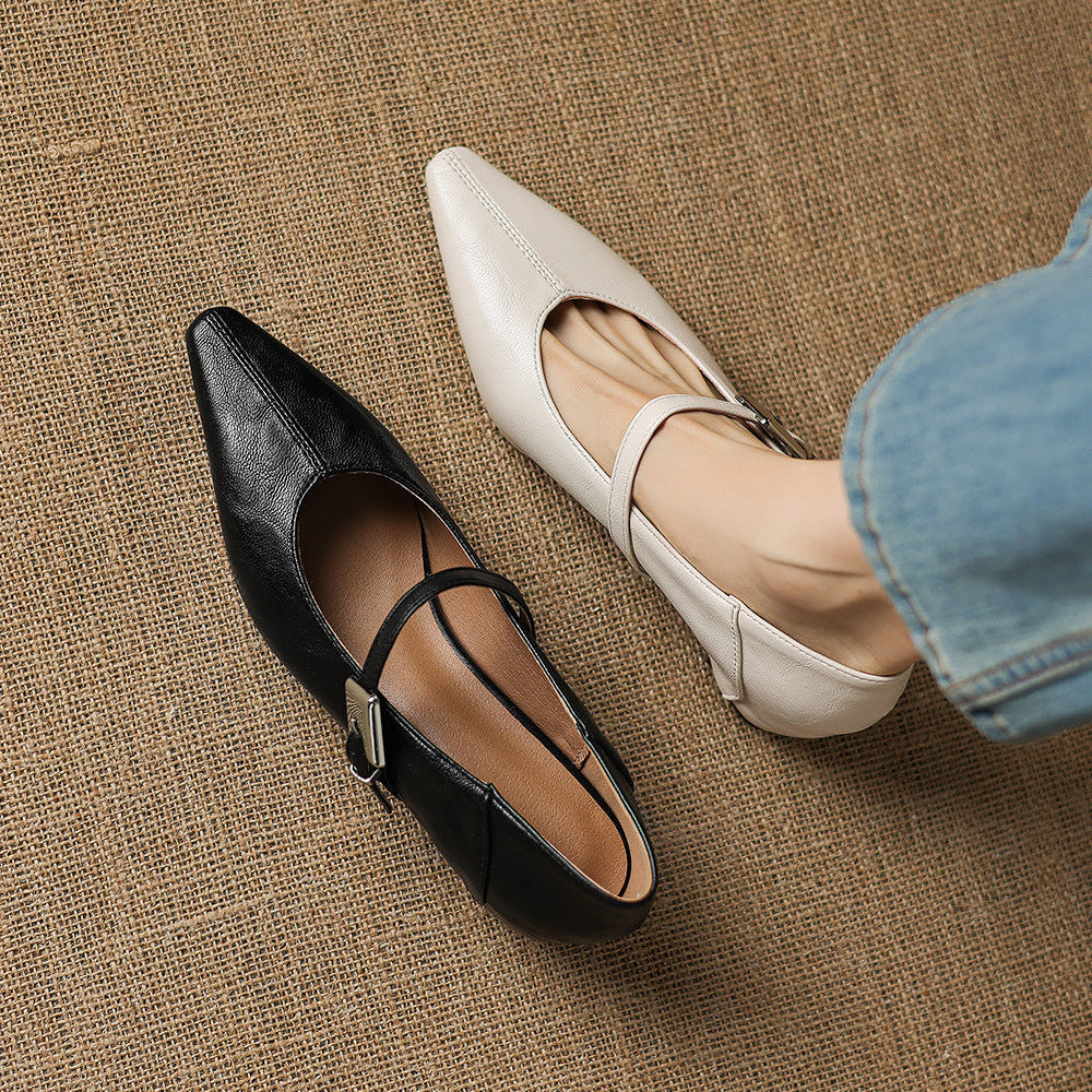 Tamsin mary jane flats for women