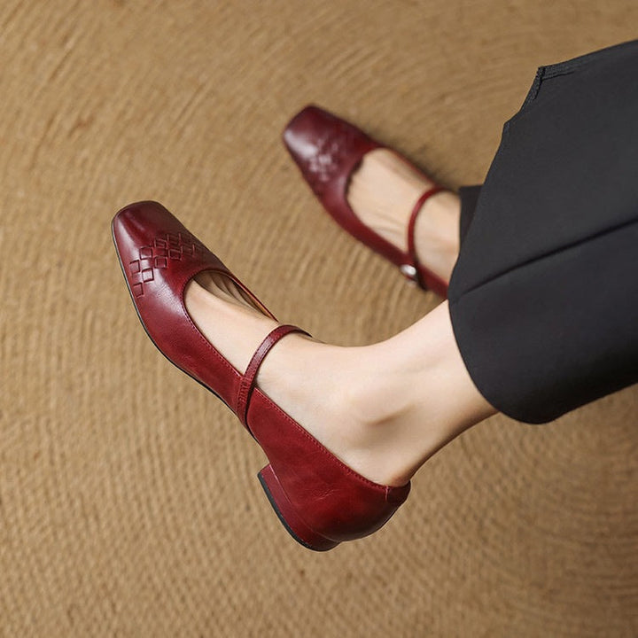Verity mary jane flats for women