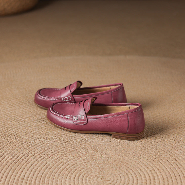 Galea genuine leather loafers for women