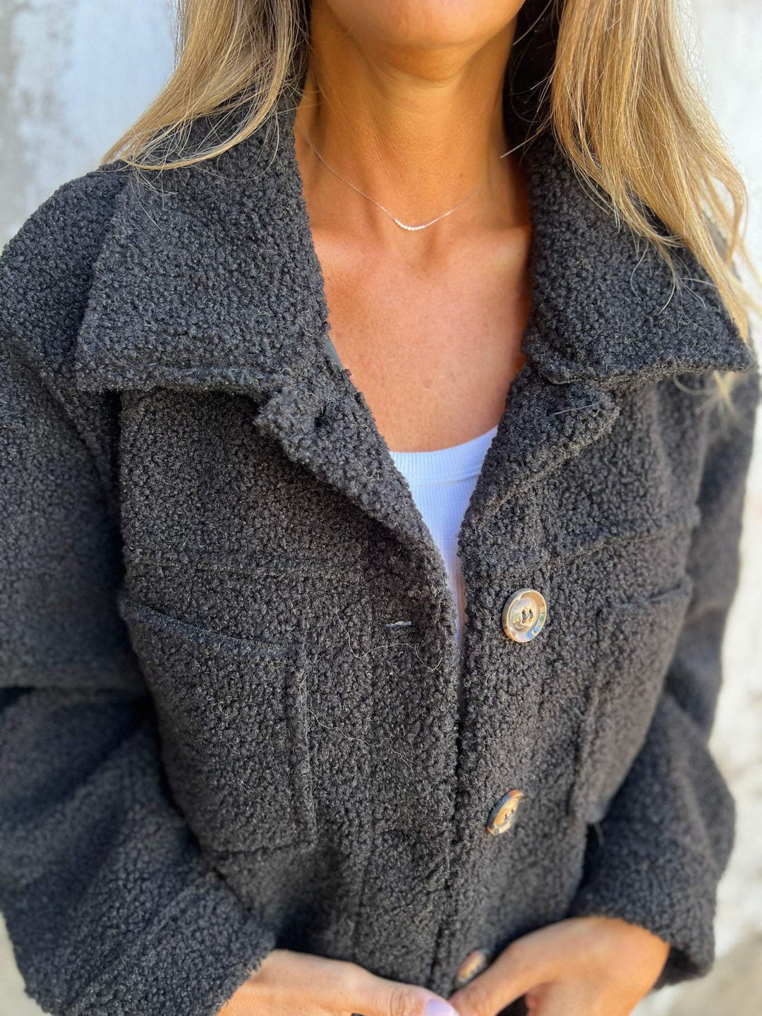 Doreen™ | Buttoned Fleece Jacket