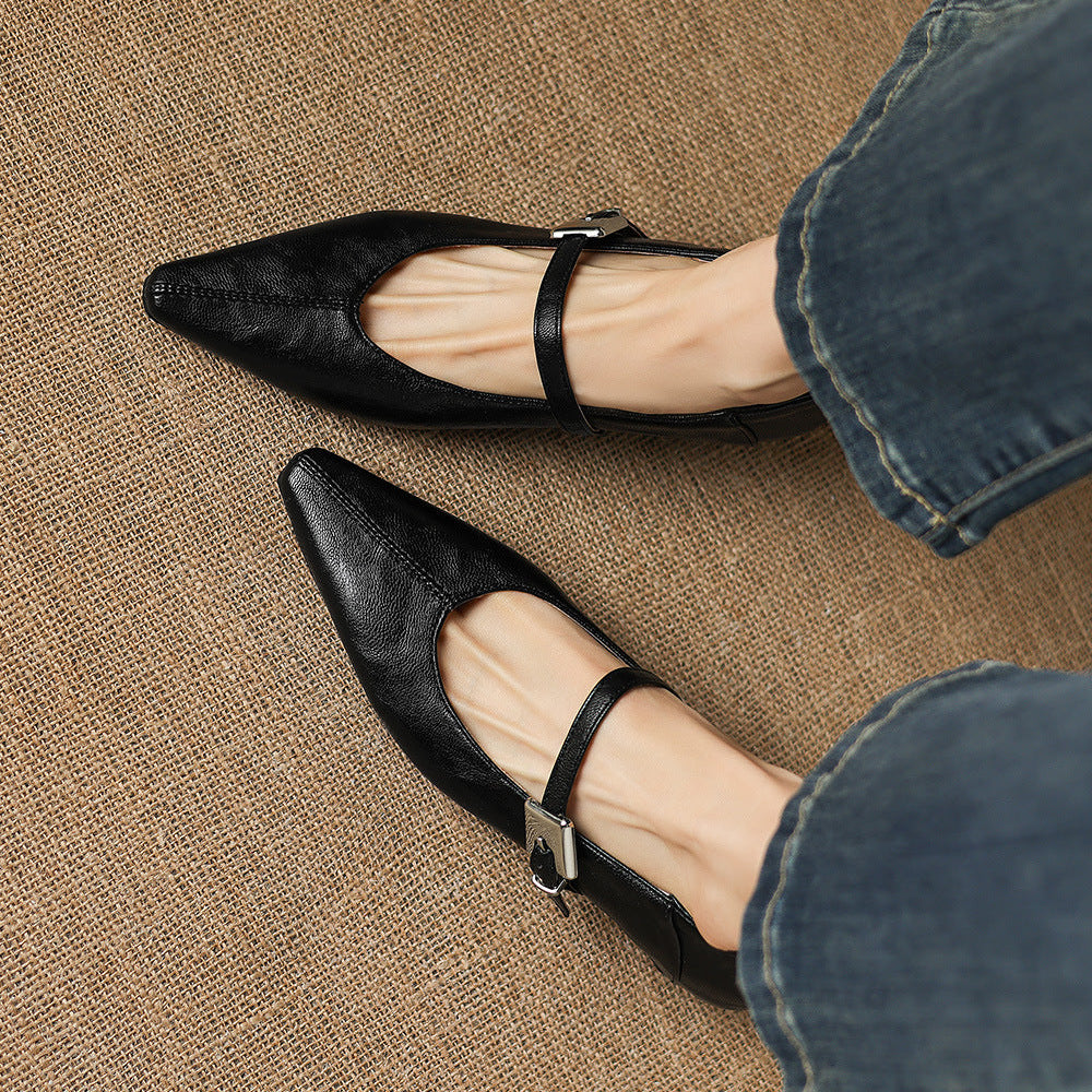 Tamsin mary jane flats for women