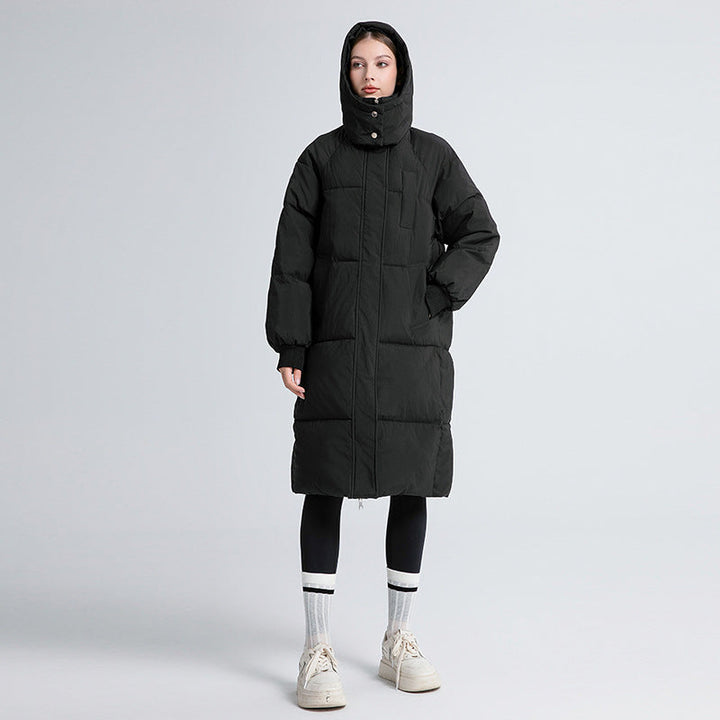 Sharon™ | Long Hooded Puffer Coat