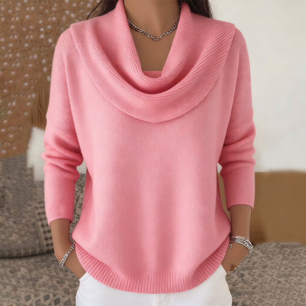 Julia cowl neck sweater for women