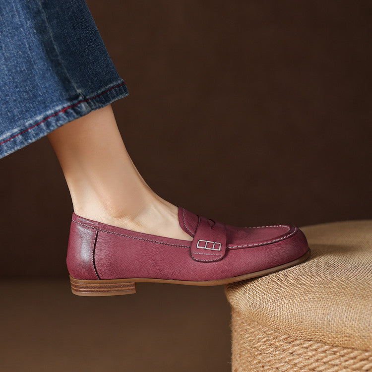Galea genuine leather loafers for women