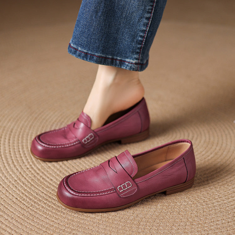 Galea genuine leather loafers for women