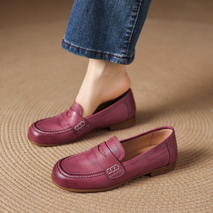 Galea genuine leather loafers for women