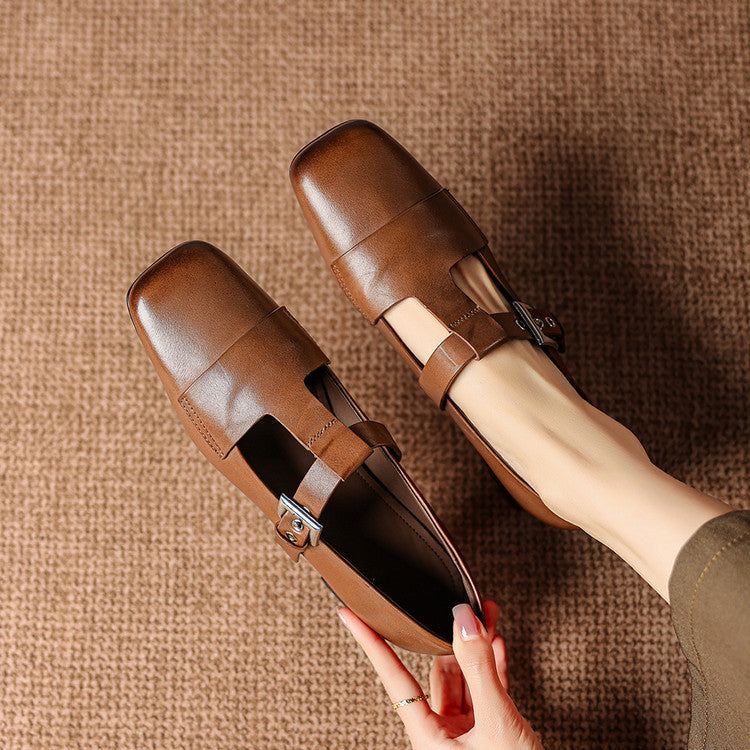 Veyra genuine leather heels for women