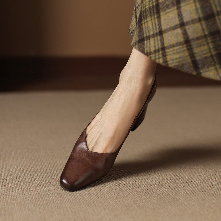 Zila genuine leather heels for women