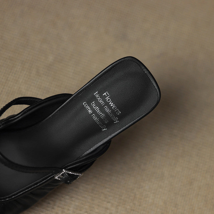 Vanya mary jane mules for women