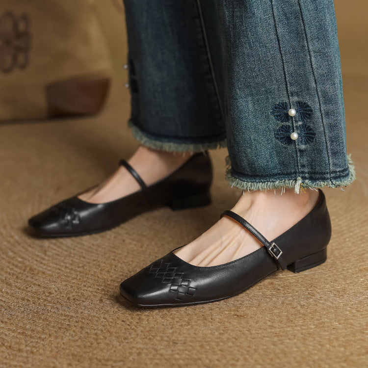 Verity mary jane flats for women