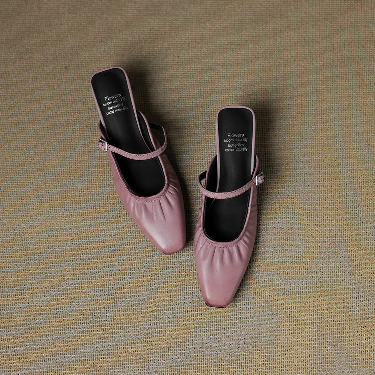 Vanya mary jane mules for women