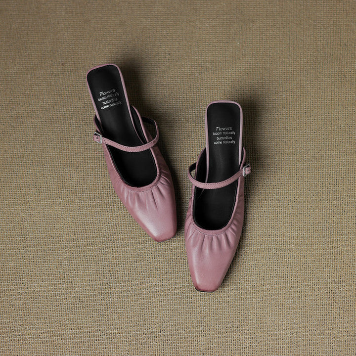 Vanya mary jane mules for women