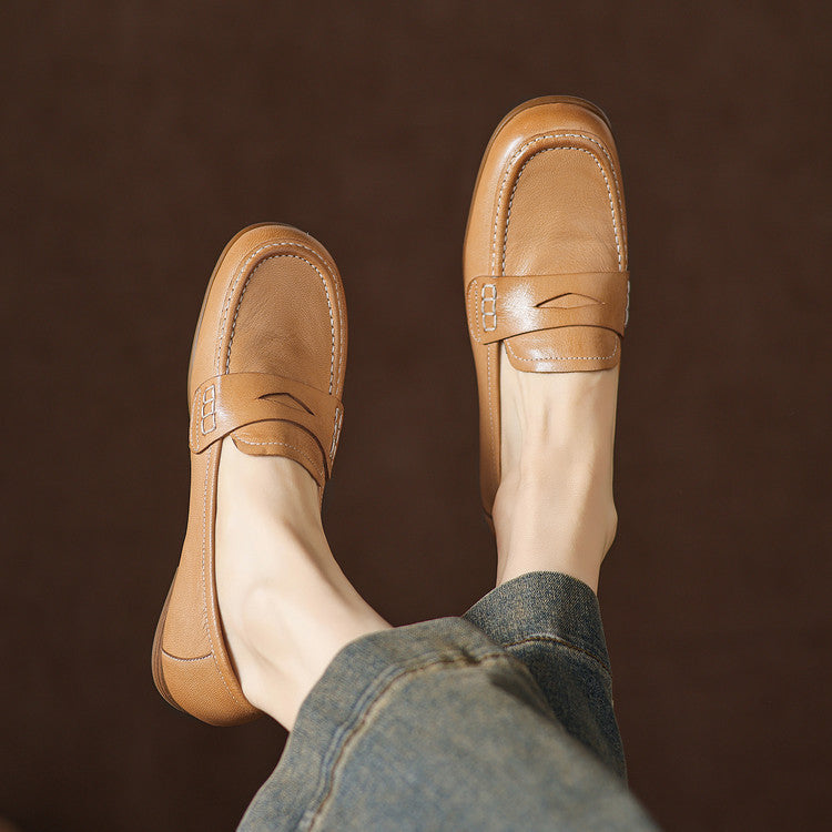 Galea genuine leather loafers for women