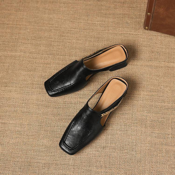 Vyla genuine leather mules for women