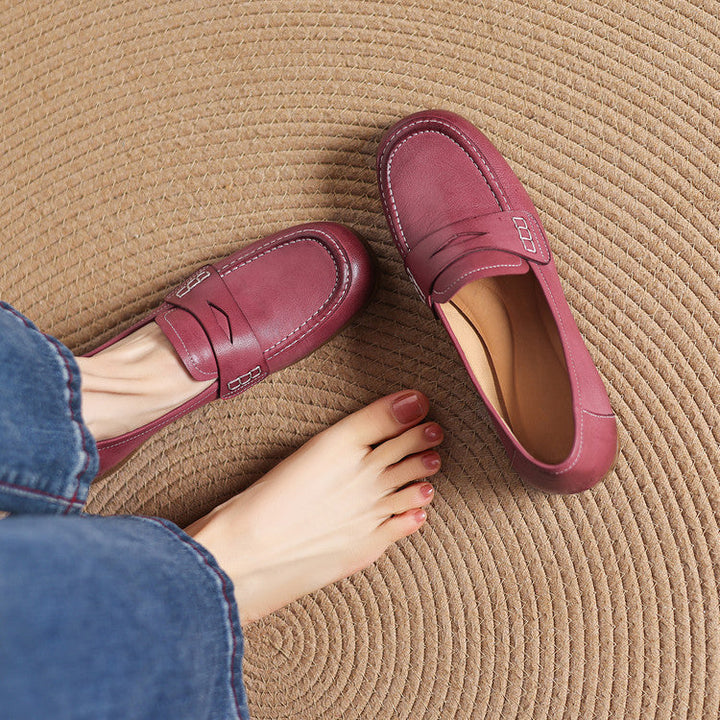 Galea genuine leather loafers for women