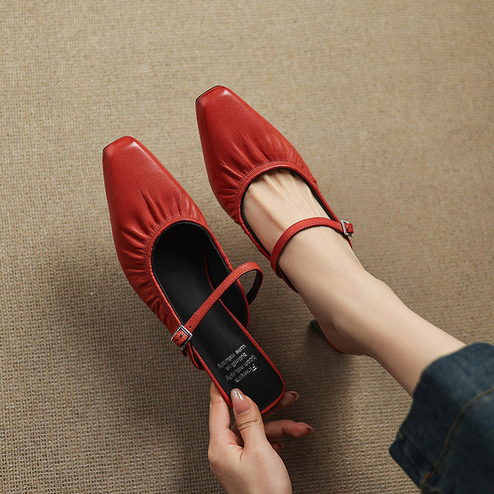 Vanya mary jane mules for women
