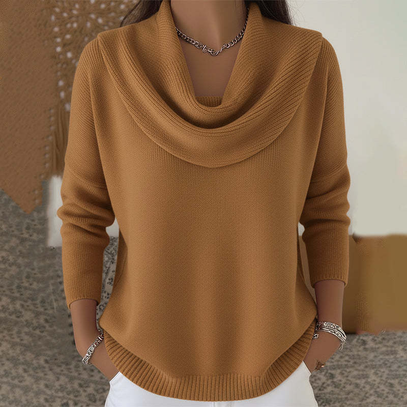 Julia cowl neck sweater for women