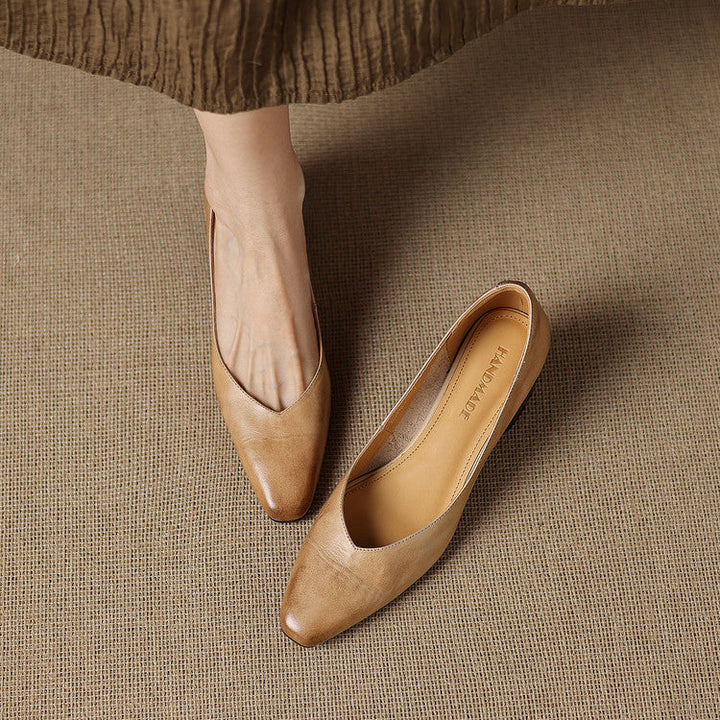 Zila genuine leather heels for women
