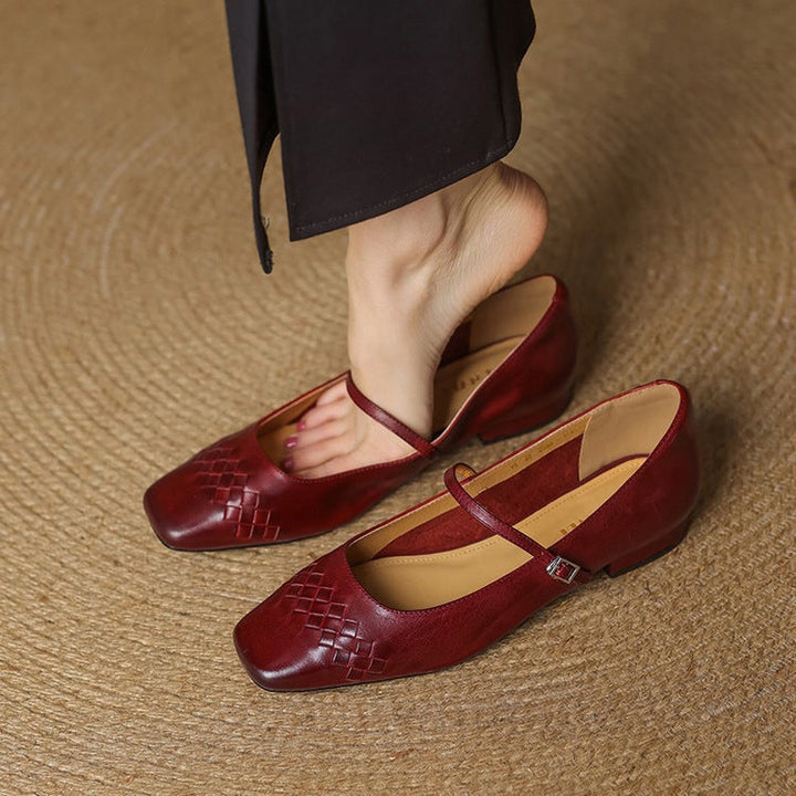 Verity mary jane flats for women