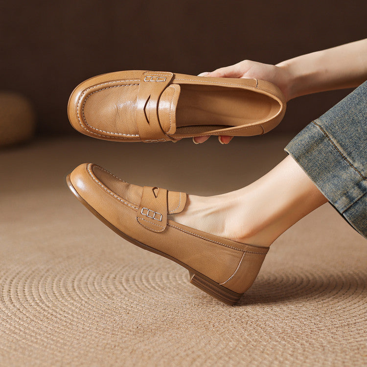 Galea genuine leather loafers for women