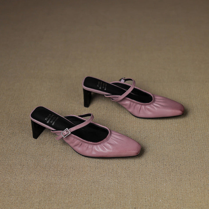 Vanya mary jane mules for women