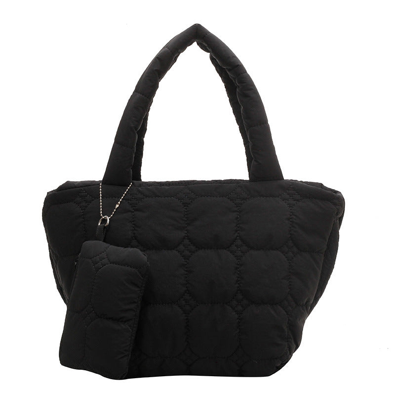 CloudQuilt™ Tote Bag Set Brown