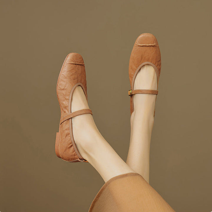 Wani leather flats for women