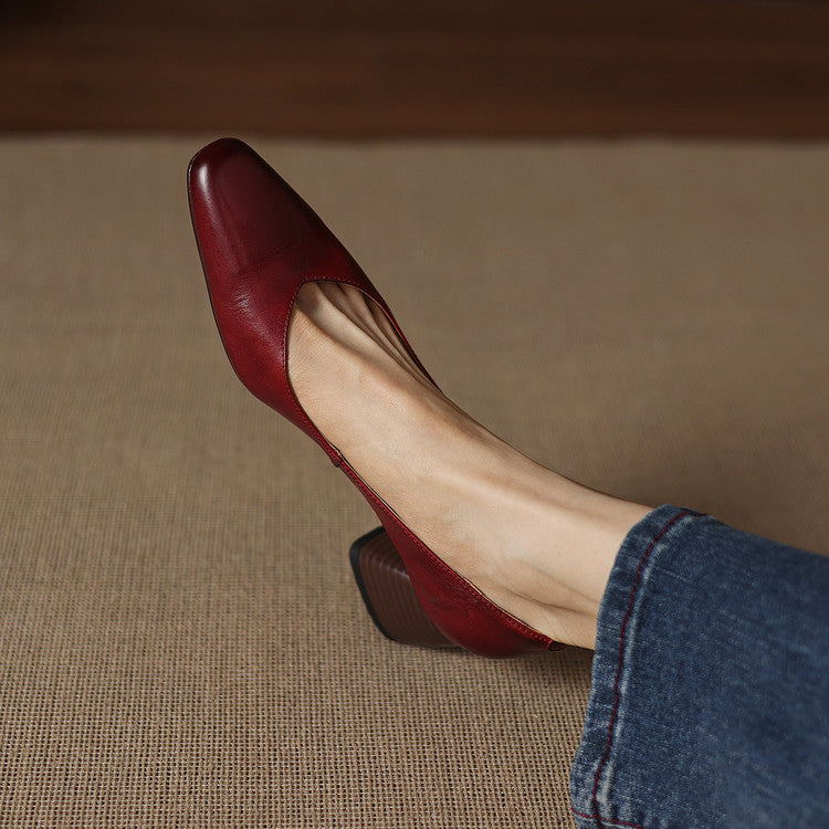 Zila genuine leather heels for women
