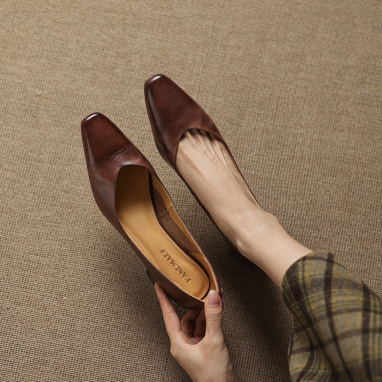 Zila genuine leather heels for women