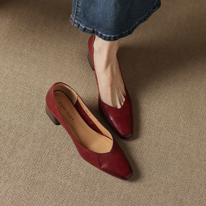Zila genuine leather heels for women