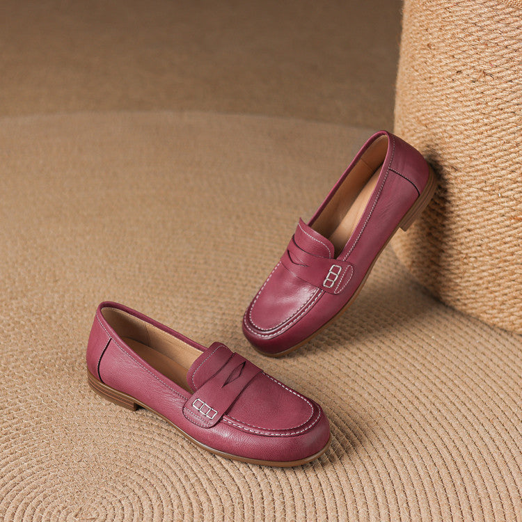 Galea genuine leather loafers for women