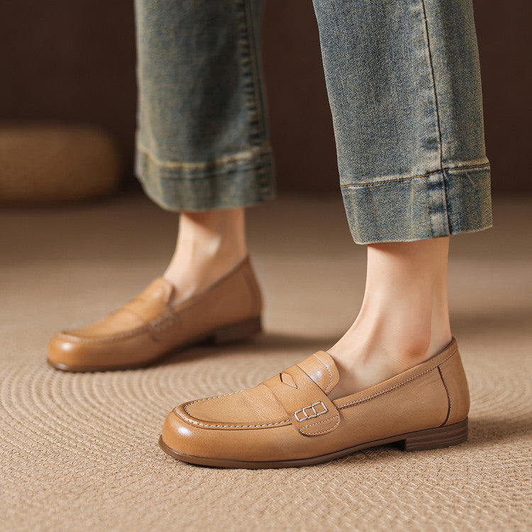 Galea genuine leather loafers for women