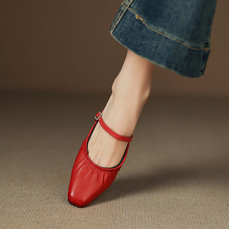 Vanya mary jane mules for women