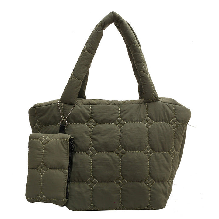 CloudQuilt™ Tote Bag Set Green