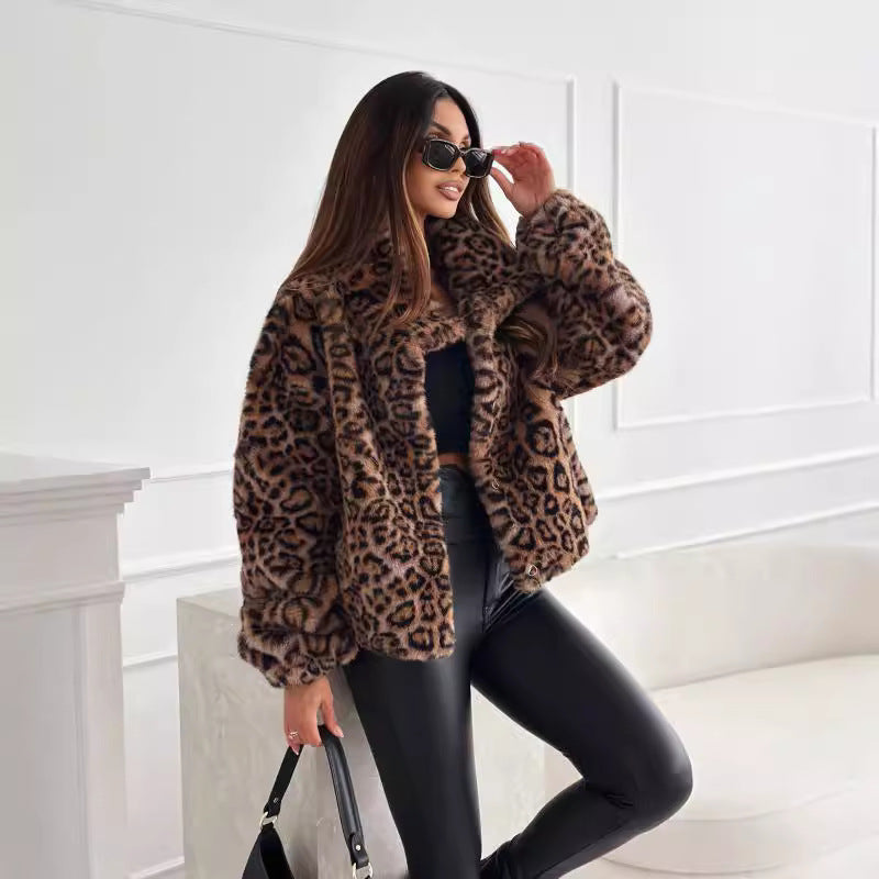 Bernice™ | Leopard Print Coat