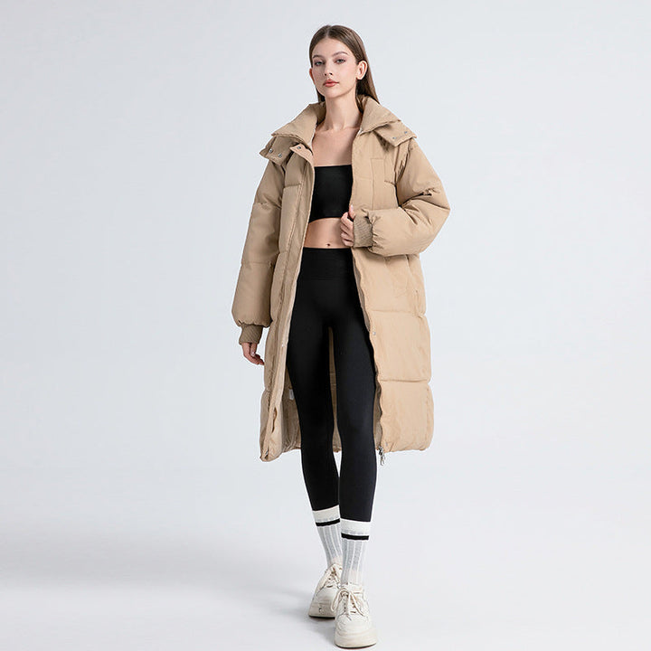 Sharon™ | Long Hooded Puffer Coat