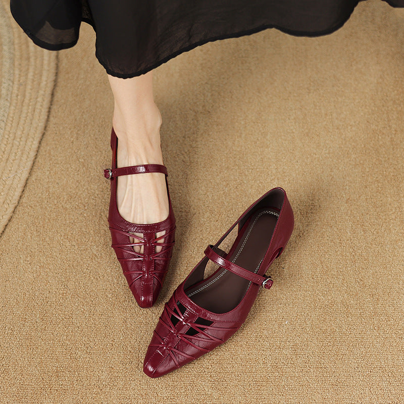 Quenby mary jane flats for women