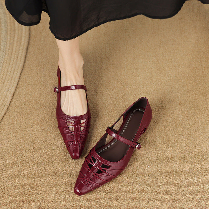 Quenby mary jane flats for women