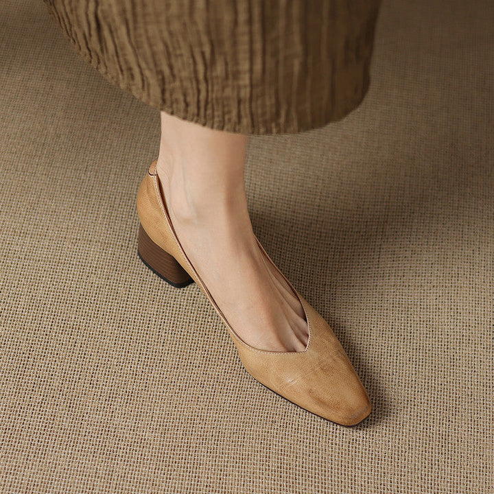 Zila genuine leather heels for women