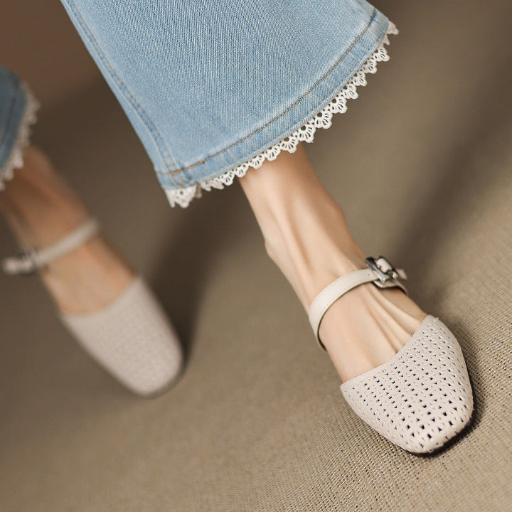 Nilda genuine leather mules for women