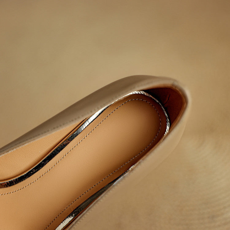 Clair genuine leather heels for women
