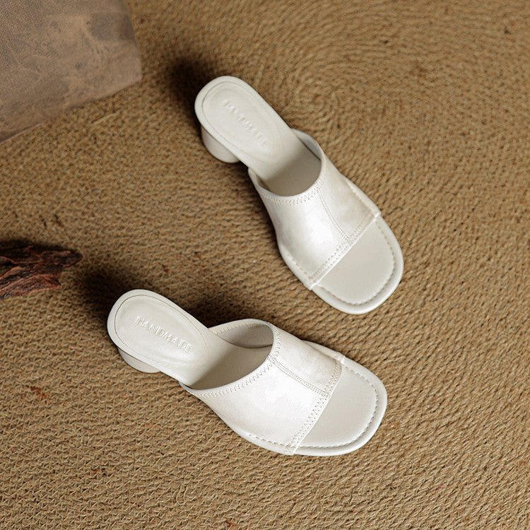 Amira genuine leather mules for women